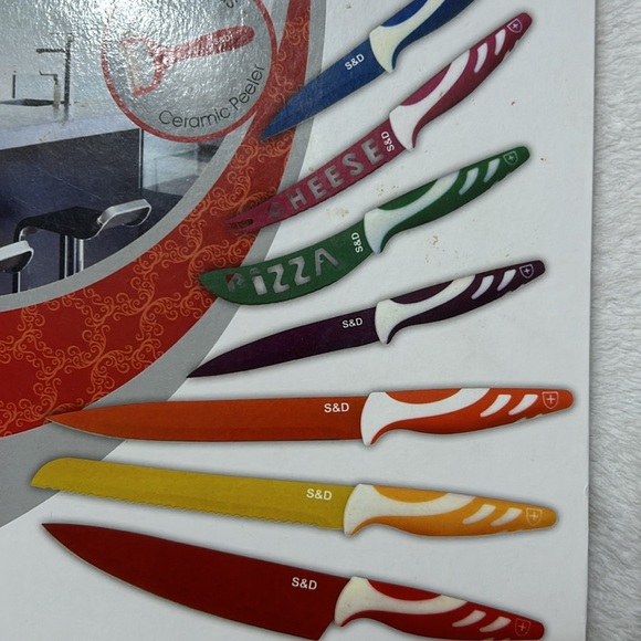 S&D Leopard 7 piece Knife Set - Picture 3 of 5